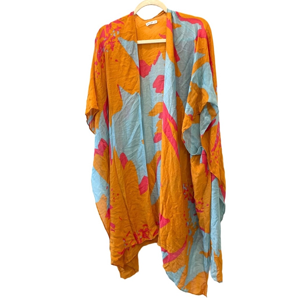 Breezy Lane long line kimono cover up one size
